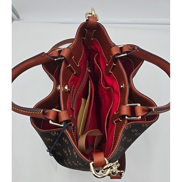 NWT Dooney & Bourke Women\'s Gretta Small Brenna Satchel Old Money Quiet Luxury